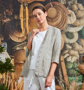 Fetts-Boutique-Wahroonga-Verge-Charge-Blazer-7070BR-Olive_Data-Top-7299SF-White_Absolute-Pant-7643BR-White